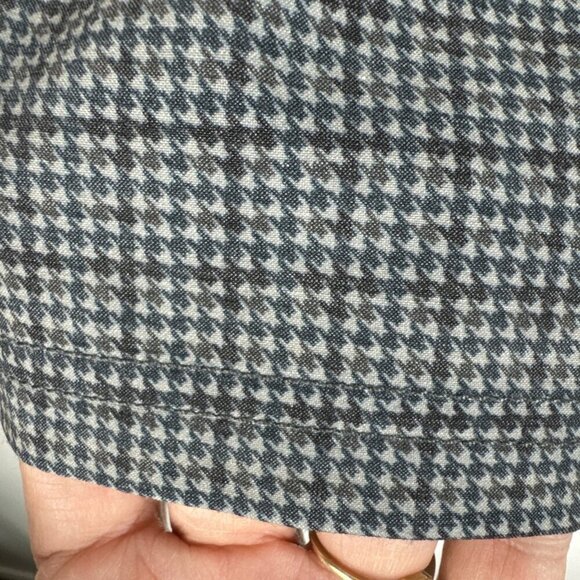 Volcom Men's 30 Hybrid Boardshorts Shorts Teal Gray Plaid EUC Inseam 9.5" - Picture 3 of 14